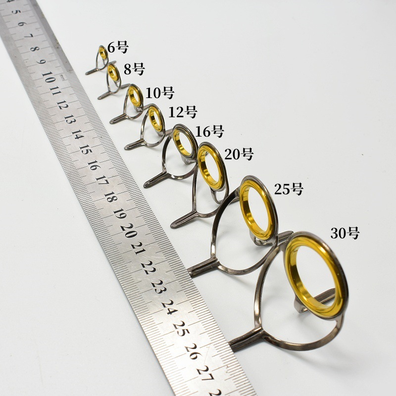 8Pcs Fishing Tackle Stainless  – Fishing Rod Guide Replacement Bewertung und Preis