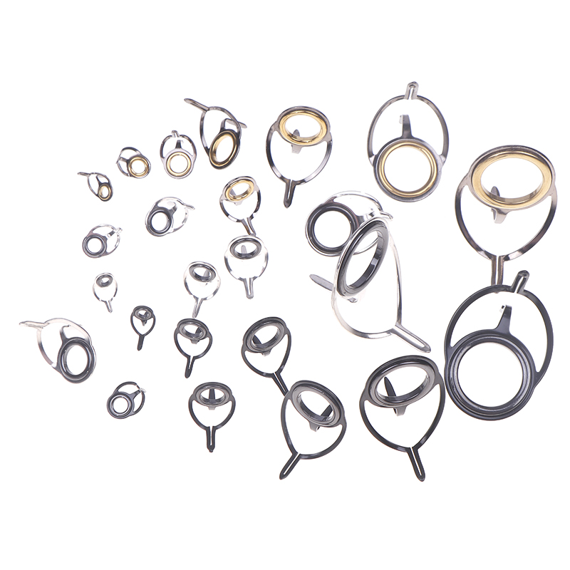 8Pcs Fishing Tackle Stainless  – Fishing Rod Guide Replacement Bewertung und Preis