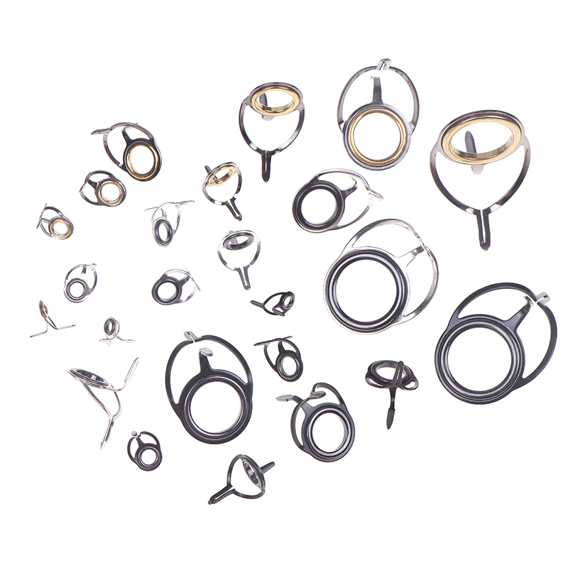 8Pcs Fishing Tackle Stainless  – Fishing Rod Guide Replacement Bewertung und Preis