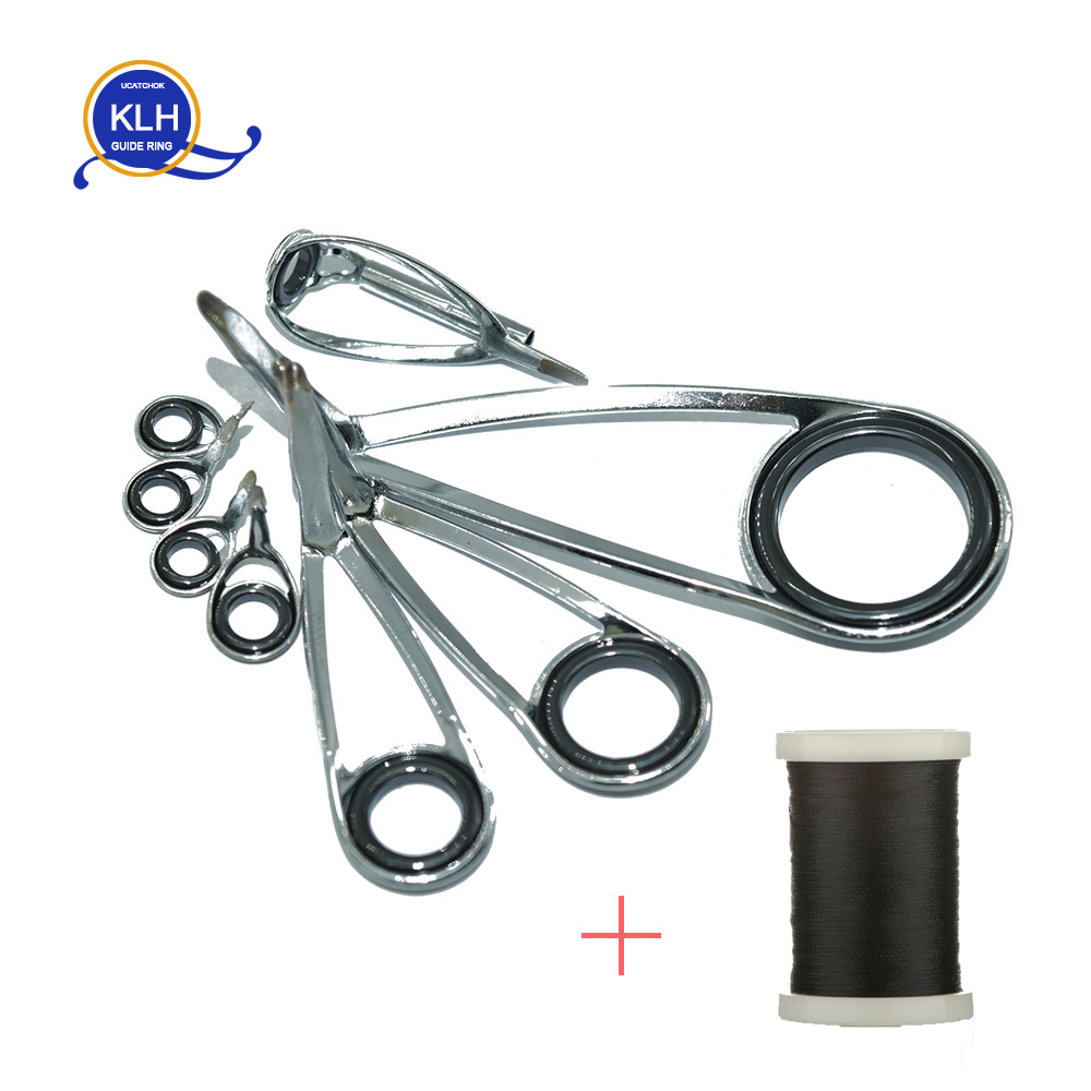 8pcs/Kit KLH Bracket Stainless – Fishing Rod Spinning Bewertung und Preis