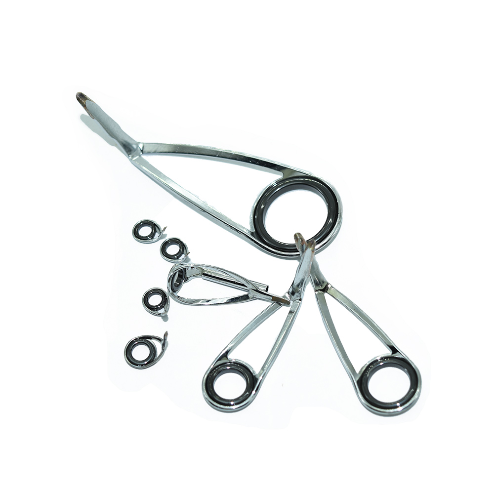 8pcs/Kit KLH Bracket Stainless – Fishing Rod Spinning Bewertung und Preis