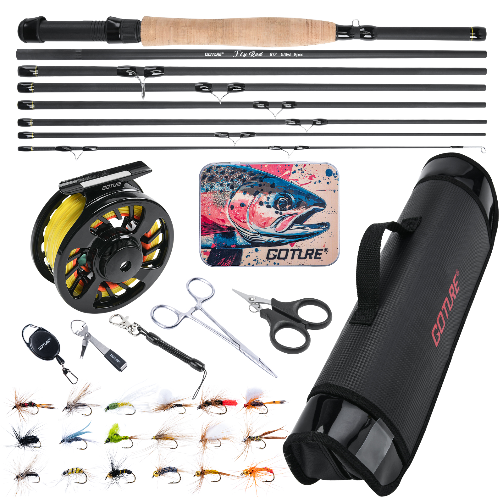 Goture Fly Fishing Rod and Ree – Fishing Rod Fly Bewertung und Preis