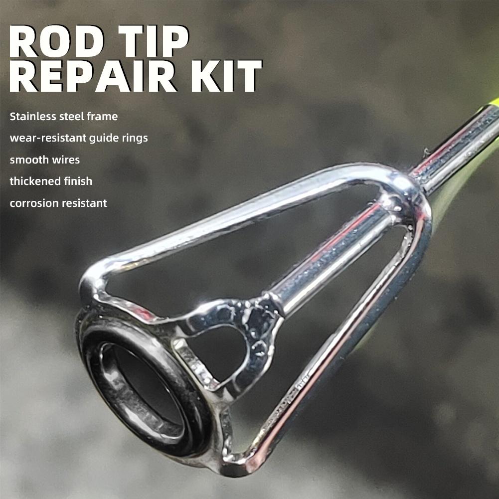 Rod Tip Repair Kit 10pcs Fishi – Fishing Rod Casting Bewertung und Preis