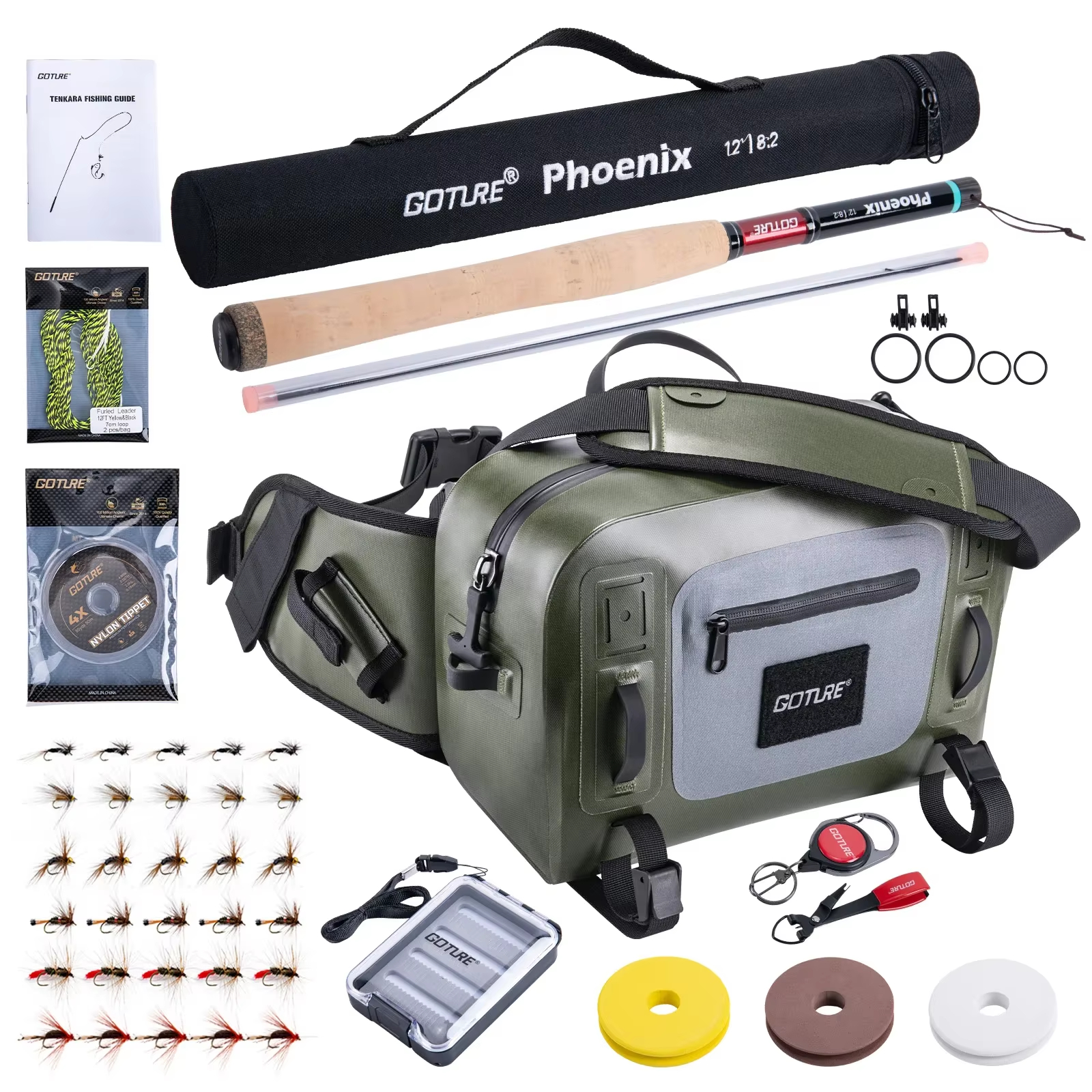 Goture 3.6m Tenkara Rod Set wi – Fishing Rod Tip Replacement Bewertung und Preis