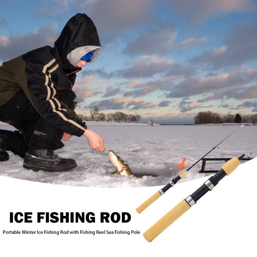 Ice Fishing Rod Portable Spinn – Fishing Rod Ice Bewertung und Preis