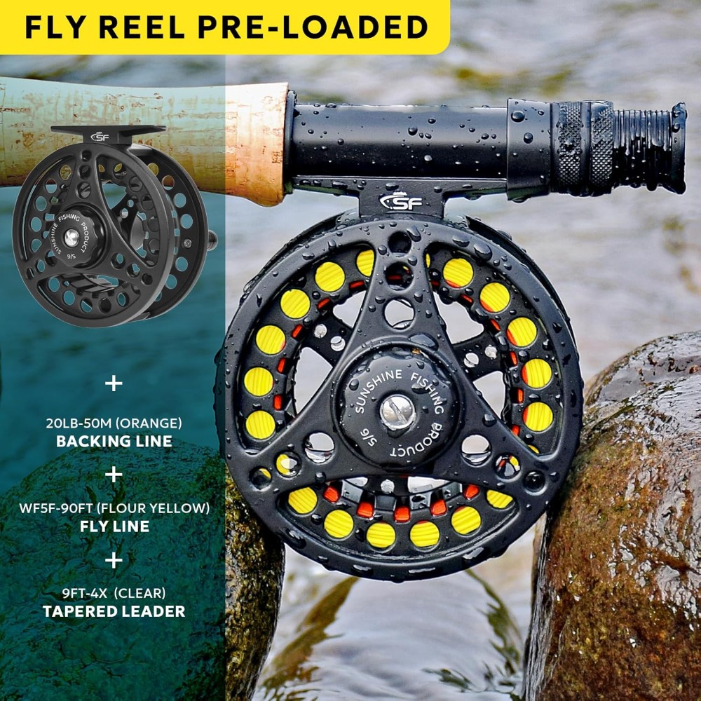Fly Fishing Rod Combo Starter  – Fishing Rod Carbon Fiber Bewertung und Preis