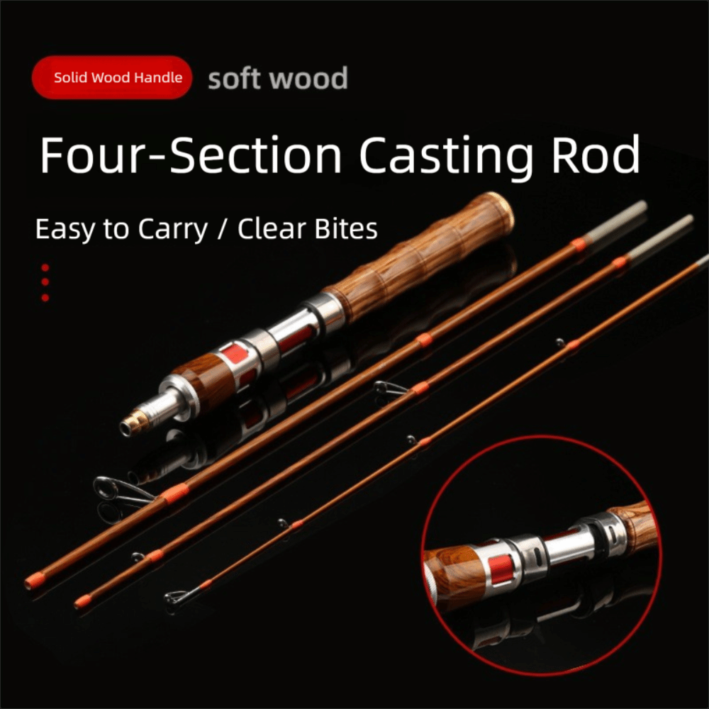 2025 4 Sections Spinning Fishi – Fishing Rod Carbon Fiber Bewertung und Preis