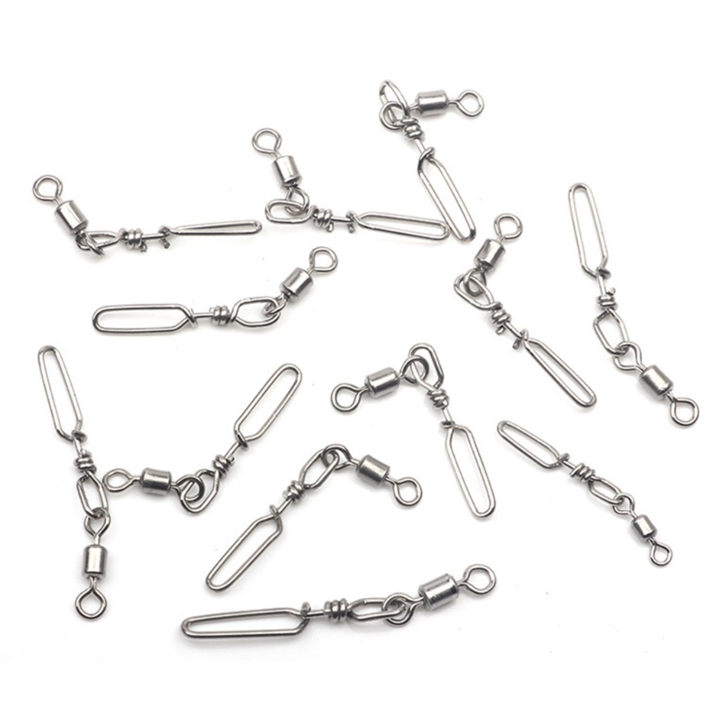 10Pcs Stainless Steel Quick Sn – Fishing Rod Casting Bewertung und Preis
