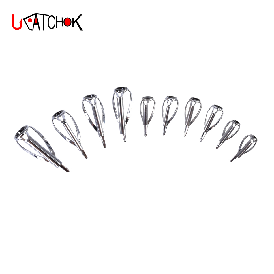 10pcs/pack top guide enhanced  – Fishing Rod Guide Replacement Bewertung und Preis