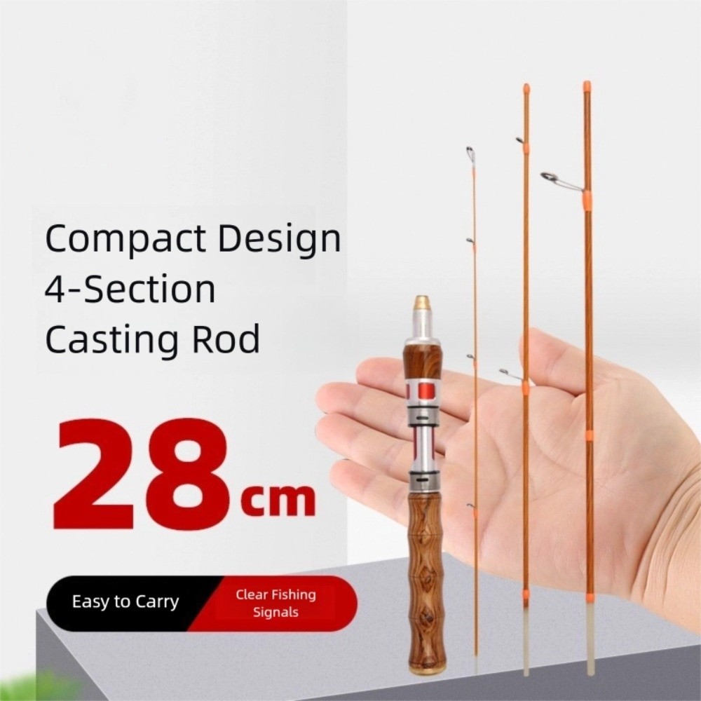 4 Sections Spinning Fishing Ro – Fishing Rod Ice Bewertung und Preis