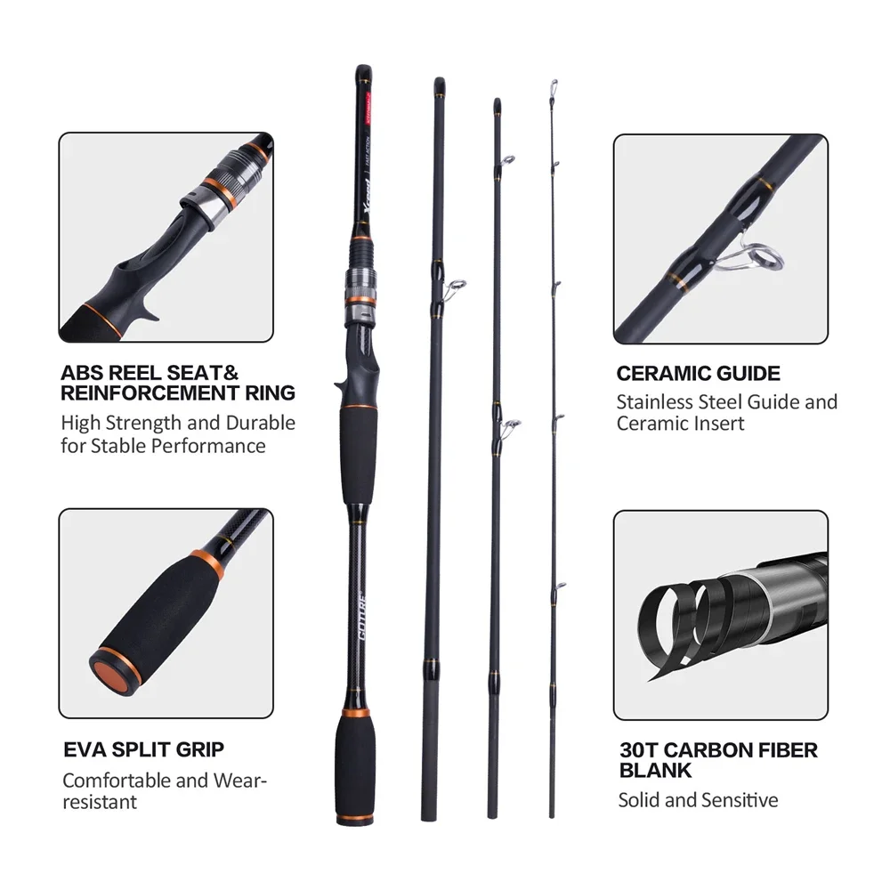 Goture Xceed 4 Setions Travel  – Fishing Rod Surf Bewertung und Preis