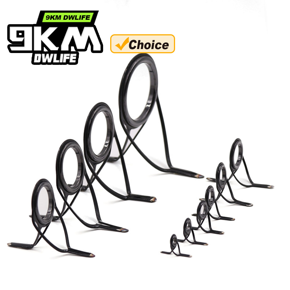 9KM OB Curved Rod Guide Kit 10 – Fishing Rod Spinning Bewertung und Preis