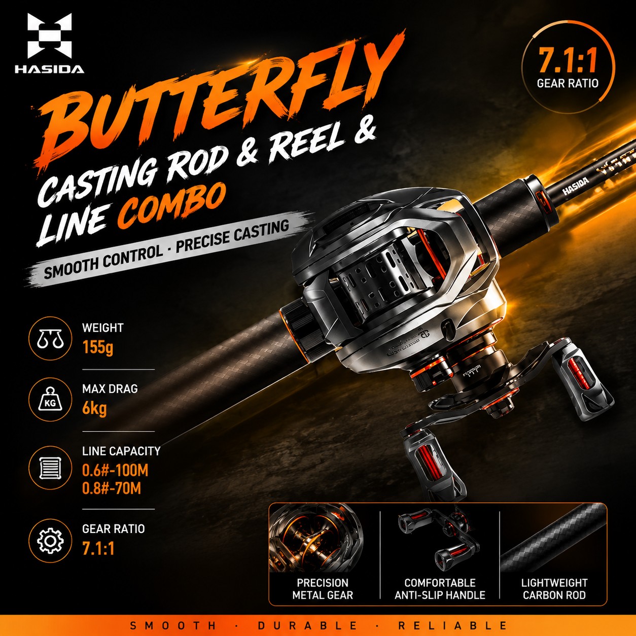 HASIDA BFS Carbon Fiber Fishin – Fishing Rod Carbon Fiber Bewertung und Preis