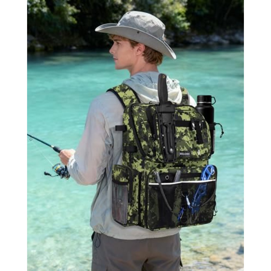Fishing Backpack with Rod Hold – Fishing Rod Holder Bewertung und Preis