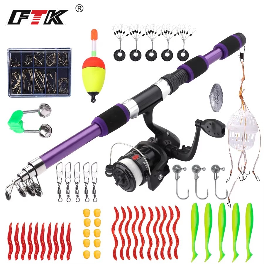 FTK 1.8M Portable Spinning Fis – Fishing Rod Carbon Fiber Bewertung und Preis