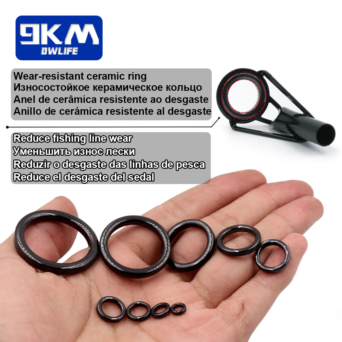 5Pcs Fishing Rod Tip Guides Re – Fishing Rod Tip Replacement Bewertung und Preis