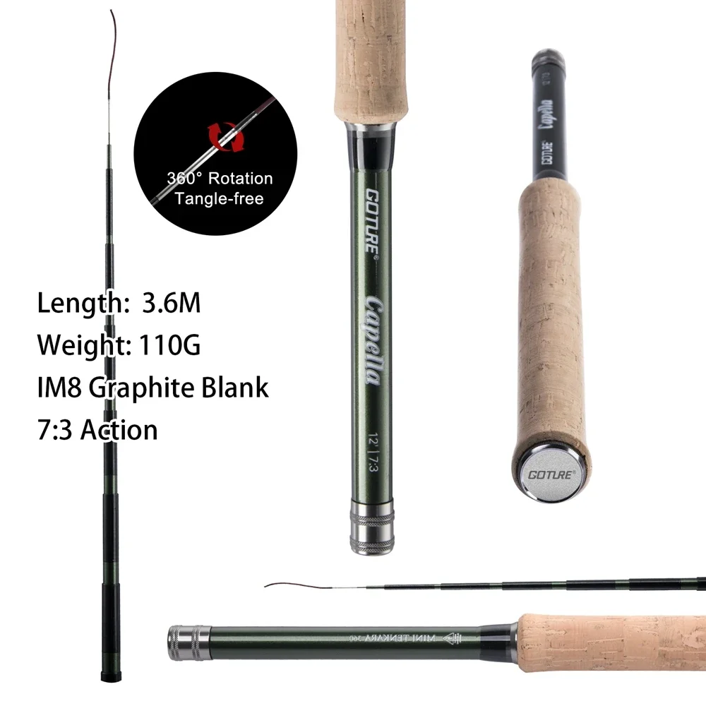 Goture 12FT Classical Tenkara  – Fishing Rod Carbon Fiber Bewertung und Preis